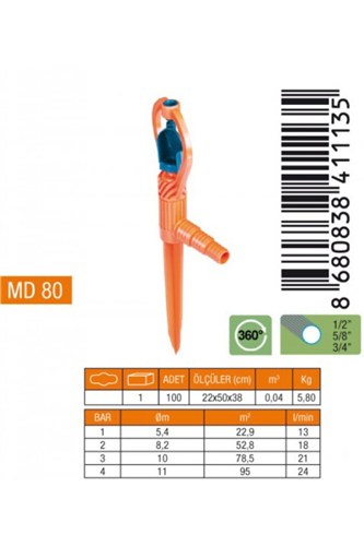 MEDALYAN YAPRAK SPRİNK / 100